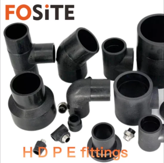 Fosite 75 mm SDR11 PE100 HDPE Acoplamiento igual HDPE Instalación de tuberías de electrofusión