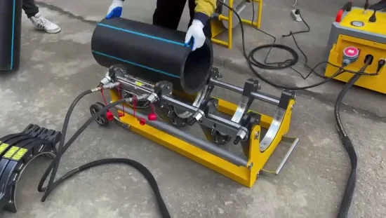 Máquina de fusión de tuberías de PE de 1000 mm/Máquina de soldadura a tope hidráulica PPR HDPE/Soldadoras de tubos de agua a gas/Equipo de soldadura por termofusión por electrofusión