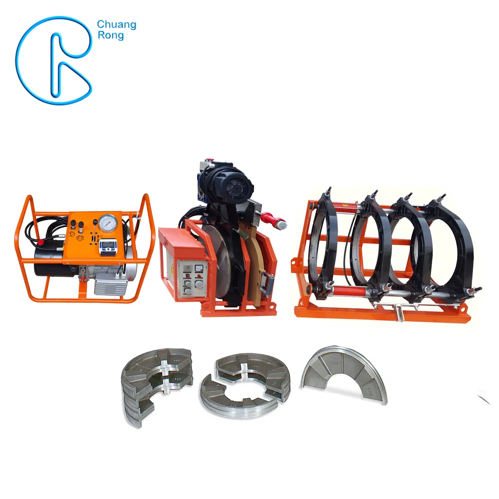 La fusión a tope de Dn280-450mm trabaja a máquina la máquina de soldadura a tope del tubo del HDPE hidráulica